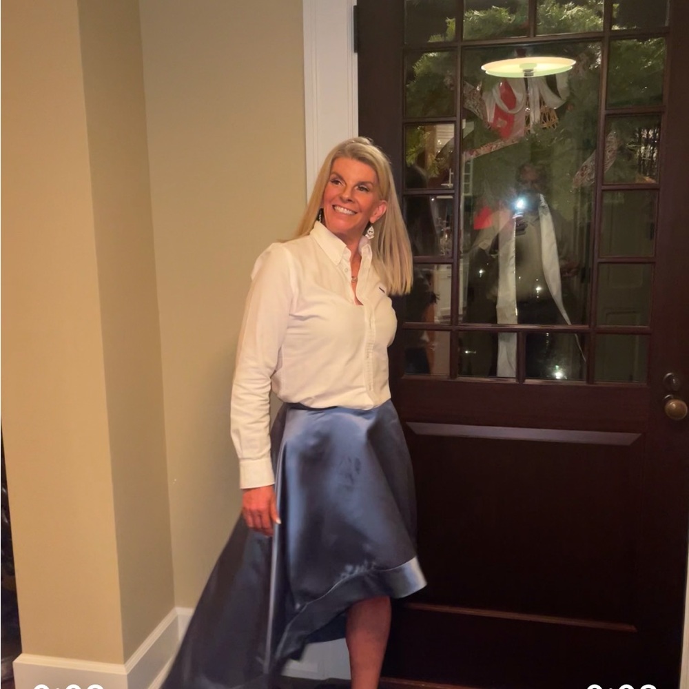 Cynthia Rowley Satin Skirt